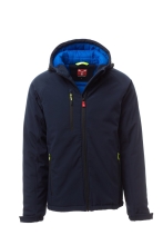 Wattierte Softshelljacke GALE PAD in marineblau